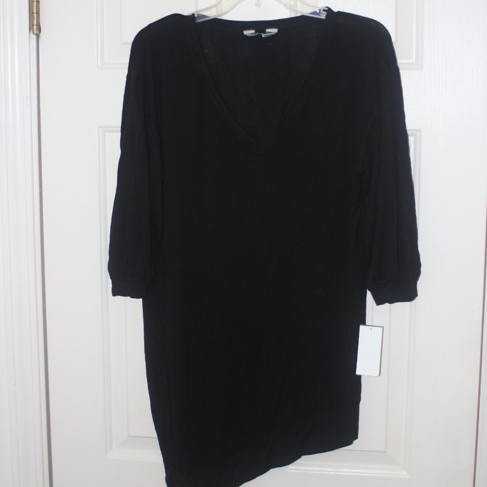 NWT Black Hard Tail Forever Split Hip Tunic